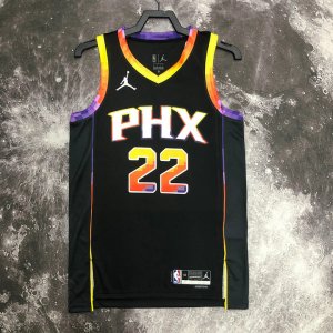 NBA 22 Ayton Phoenix Suns noir 2022-23 Statement Edition Maillot imprimé